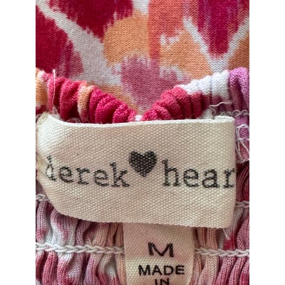 New DEREK HEART Women's Sleeveless Floral Boho Vacation Maxi Dress Size M - Picture 6 of 6